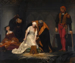 Avrättningen av Lady Jane Grey i Tower of London år 1554
